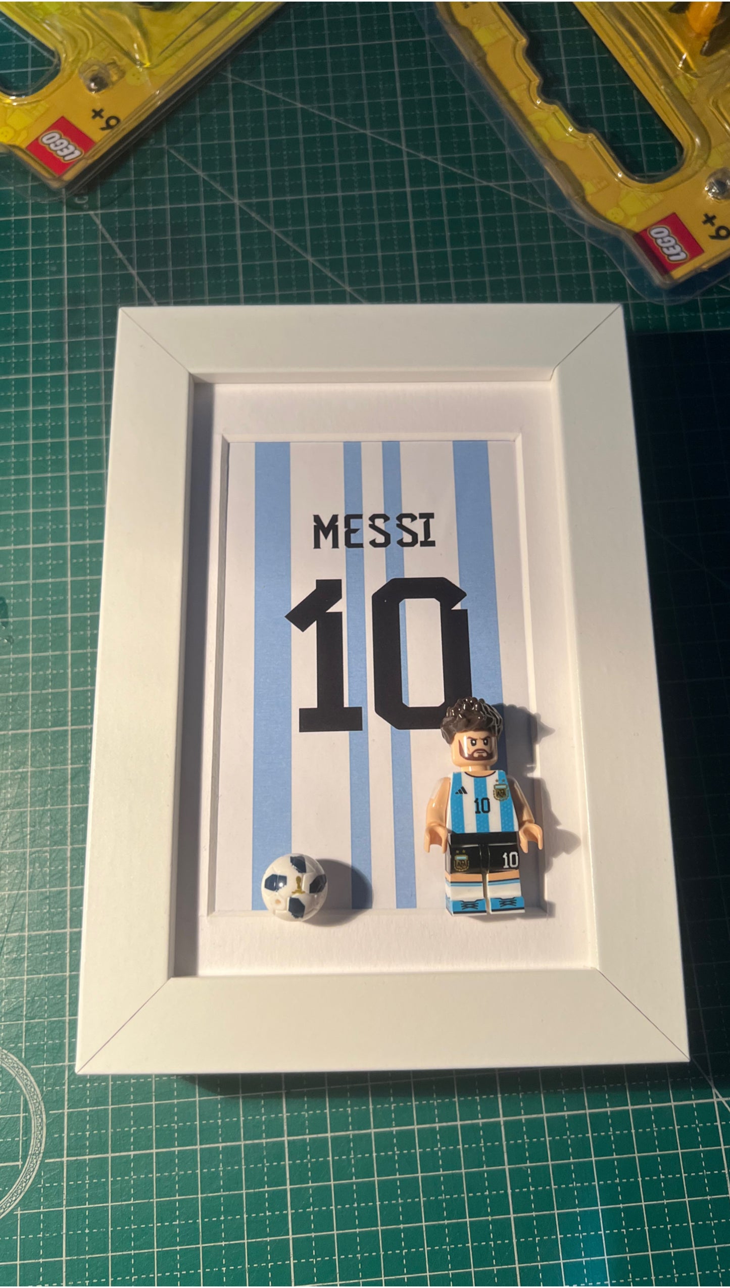 Lego Messi Figür Tablo