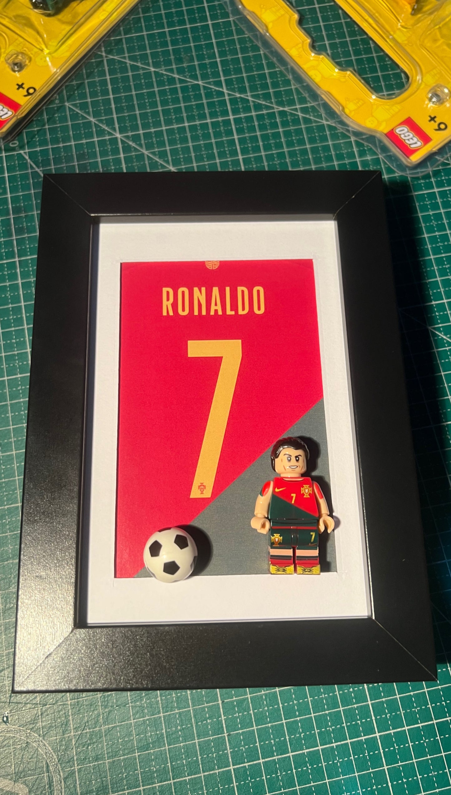 Lego Ronaldo Figür Tablo